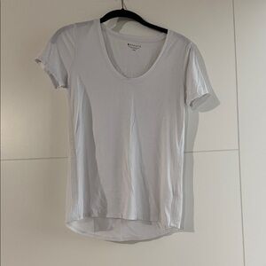 Athleta Classic White Short Sleeve Tee